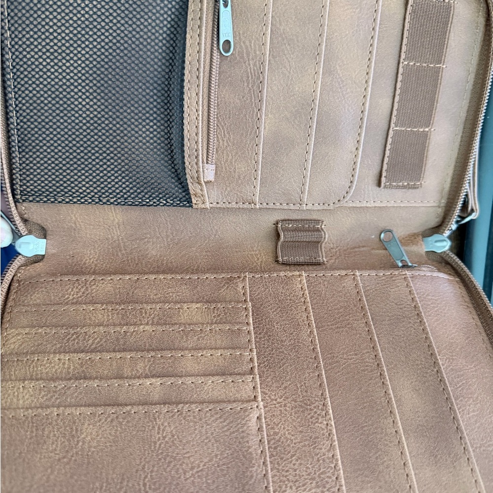 Tan Leather Passport Holder - Picture 3 of 3